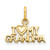 Image of 10K Yellow Gold I Love My Grandma Charm