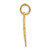 Image of 10K Yellow Gold Initial C Charm