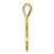 Image of 10K Yellow Gold Initial E Pendant 10C767E