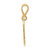 Image of 10K Yellow Gold Initial J Pendant