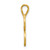 Image of 10K Yellow Gold Initial L Pendant 10C767L