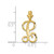 Image of 10K Yellow Gold Initial L Pendant 10C767L