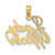 Image of 10K Yellow Gold LADY OFFICER Pendant