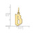 Image of 10K Yellow Gold Letter B Initial Charm 10XNA1335Y/B
