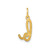 Image of 10K Yellow Gold Lower case Letter B Initial Charm 10XNA1307Y/B