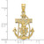 Image of 10K Yellow Gold Mariners Cross Pendant 10ZC812