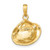 Image of 10k Yellow Gold Medium Clam Shell Pendant