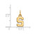10K Yellow Gold Michigan State University X-Small Pendant by LogoArt (1Y001MIS)
