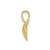 Image of 10K Yellow Gold Mini Clam Shell Pendant