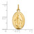 Image of 10K Yellow Gold Miraculous Medal Charm