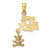 Image of 10k Yellow Gold Moveable Its a Boy with Teddy Bear Pendant