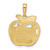 Image of 10K Yellow Gold New York City Skyline in Apple Pendant