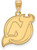 Image of 10K Yellow Gold NHL New Jersey Devils Large Pendant by LogoArt