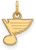 Image of 10K Yellow Gold NHL St. Louis Blues X-Small Pendant by LogoArt