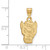 Image of 10K Yellow Gold North Carolina State University Medium Pendant LogoArt 1Y045NCS