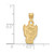 10K Yellow Gold North Carolina State University Small Pendant LogoArt (1Y044NCS)