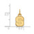Image of 10K Yellow Gold North Carolina State University X-Small Pendant LogoArt 1Y001NCS