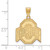 Image of 10K Yellow Gold Ohio State University Large Pendant by LogoArt (1Y004OSU)