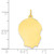 Image of 10K Yellow Gold Plain Facing Right Boy Head Charm 10112/13