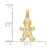 Image of 10K Yellow Gold Playful Boy w/Cut Out Buttons Pendant