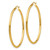 Image of 45mm 10k Yellow Gold Polished 2.5mm Tube Hoop Earrings 10T927