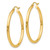 Image of 30mm 10k Yellow Gold Polished 2.5mm Tube Hoop Earrings 10T934