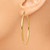 Image of 42mm 10k Yellow Gold Polished 2mm Tube Hoop Earrings 10T920