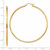 Image of 55mm 10k Yellow Gold Polished 2mm Tube Hoop Earrings 10T923 Image of 55mm 10k Yellow Gold Polished 2mm Tube Hoop Earrings 10T923