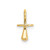 Image of 10K Yellow Gold Polished 3-D Pacifier Charm