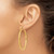 Image of 40mm 10k Yellow Gold Polished 3mm Tube Hoop Earrings 10T942