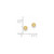Image of 4mm 10k Yellow Gold Polished 4mm Ball Stud Post Earrings