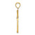 Image of 10K Yellow Gold Polished and Cut-Out Cross Pendant 10K8421