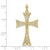 Image of 10K Yellow Gold Polished Celtic Knot Cross Pendant
