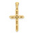 Image of 10K Yellow Gold Polished Cross Pendant 10K8501