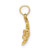 Image of 10K Yellow Gold Polished Engraved FISH Pendant 10K7669