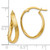 Image of 23mm 10k Yellow Gold Polished Hinged Hoop Earrings 10LE106