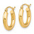 Image of 16mm 10k Yellow Gold Polished Hinged Hoop Earrings 10LE115