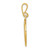 Image of 10K Yellow Gold Polished Musical Notes Pendant