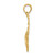 Image of 10K Yellow Gold Polished Sailfish Pendant