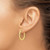 Image of 23mm 10k Yellow Gold Polished Shiny-Cut Hoop Earrings 10LE259