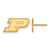 10K Yellow Gold Purdue X-Small Post Earrings by LogoArt (1Y008PU)