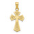 Image of 10K Yellow Gold Reversible Cross Pendant