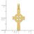 Image of 10K Yellow Gold Reversible GOD IS LOVE Celtic Cross Pendant 10C3802