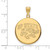 Image of 10K Yellow Gold San Francisco State University Large Disc Pendant by LogoArt Image of 10K Yellow Gold San Francisco State University Large Disc Pendant by LogoArt