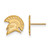10K Yellow Gold San Jose State University Small Post Earrings by LogoArt