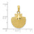 Image of 10K Yellow Gold Scallop Shell Pendant 10K2918