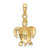 Image of 10K Yellow Gold Sea Turtle Pendant