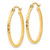 Image of 27mm 10k Yellow Gold Shiny-Cut Hinged Hoop Earrings TB21