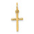 Image of 10K Yellow Gold Small Cross Charm