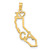 Image of 10k Yellow Gold Solid California State Pendant